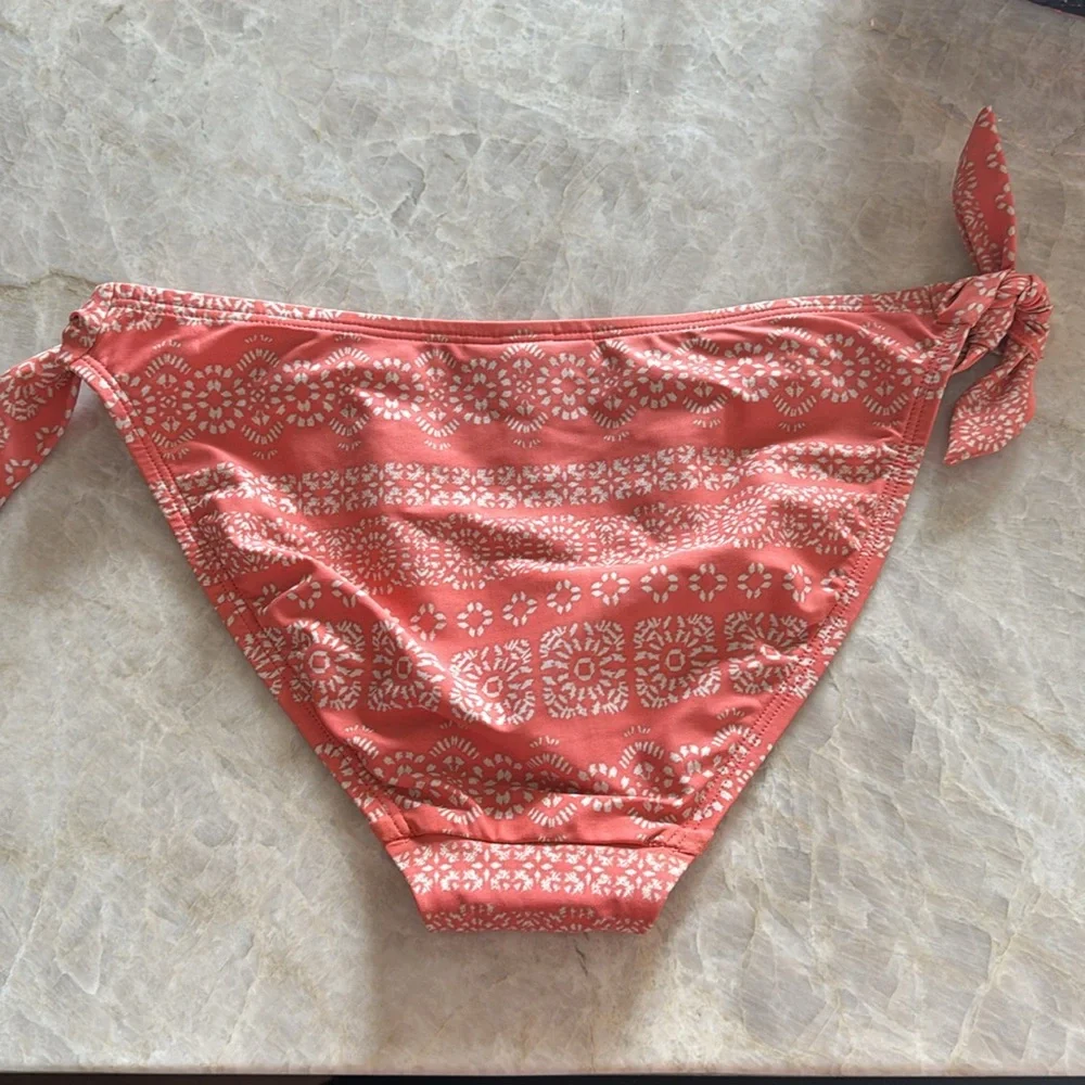 Robin‎ Piccone Isla Tie Side Bikini Bottoms in Terracotta SZ Small NWOT